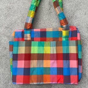 BAGGU Small Cloud Carry-On Bag Madras